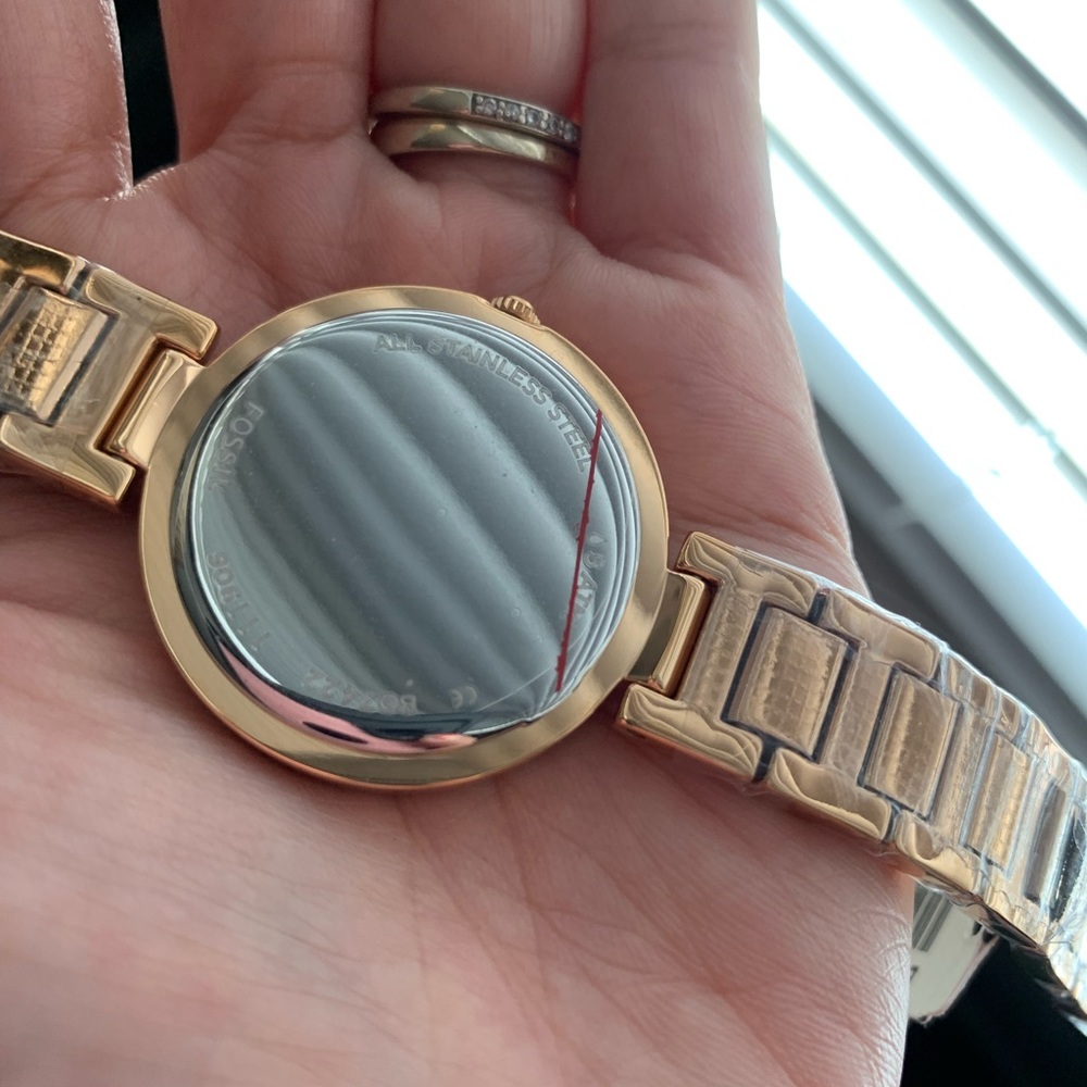 🔥NWT Fossil Rose Gold-Tone Stainless Steel Watch - Picture 3 of 4